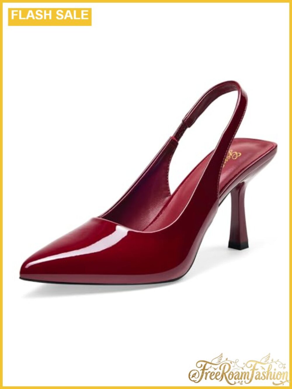 Slingback Kitten Heel Pointed Toe Pumps Wedding Party Dress Heels